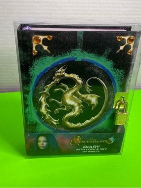Disney Descendants 3 Locking Diary - Green Dragon Design